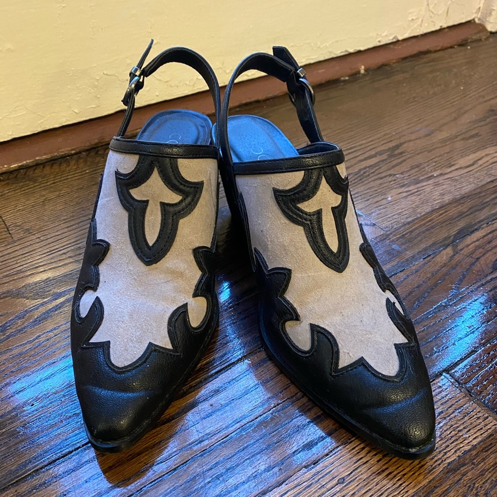 Coconuts by Matisse cowboy boot sling back